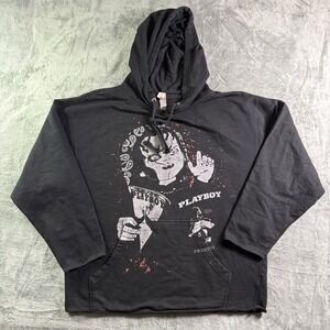 Independent Trading Co Chucky Playboy Graphic Hoodie Pullover Sweatshirt L